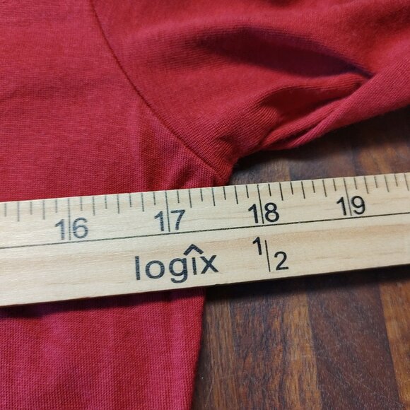 Florida State Seminoles Women's Medium V-Neck Long Sleeve T-Shirt Maroon NWT - Picture 7 of 8